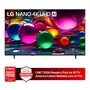 75-Inch LG NANO 4K UHD AI TV 75NU710BAUA with CNET 2026 People's Pick for #1 TV Brand and America's Most Reliable Line of TVs badges - Front View