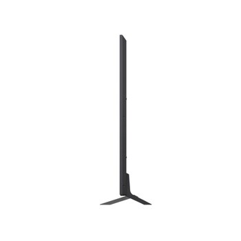 86-Inch LG QNED TV 86MRGB95BUA - Side Profile showing ultra-slim design with sturdy base stand