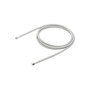 AGF04222701 braided stainless steel water supply line with metal connectors on both ends coiled in circular shape