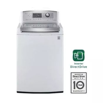 WT1201CW  LG WaveForce 4.3 cu. ft. Top Load Washer - White