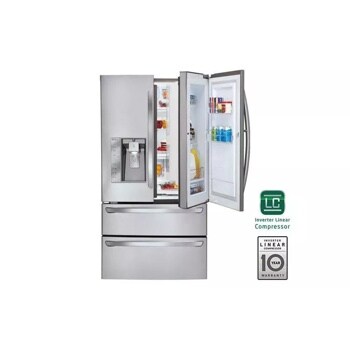 Super-Capacity 4 Door French Door Refrigerator with Door-in-Door™