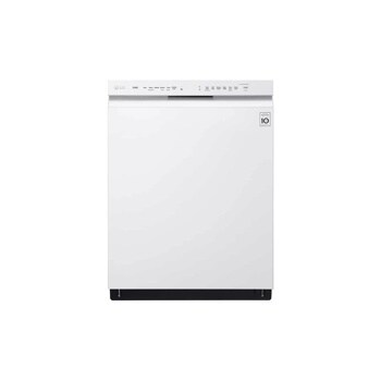 Front view of the Front Control Dishwasher with QuadWash™ and EasyRack™ Plus - LDF5545WW. 