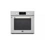 Front view of the LG STUDIO 4.7 cu. ft. Smart wi-fi Enabled Single Built-In Wall Oven - LSWS307ST. 