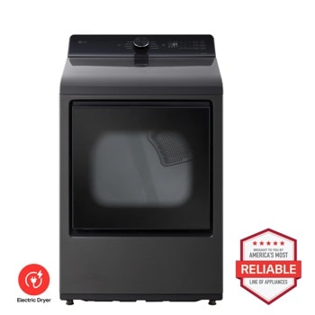 LG DLE8200L Electric Dryer Brought to You by Americas Most Reliable Line of Appliances - Front View