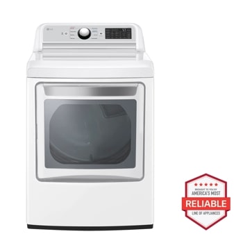 7.3 cu. ft. Ultra Large Capacity Smart wi-fi Enabled Rear Control Gas Dryer with EasyLoad™ Door