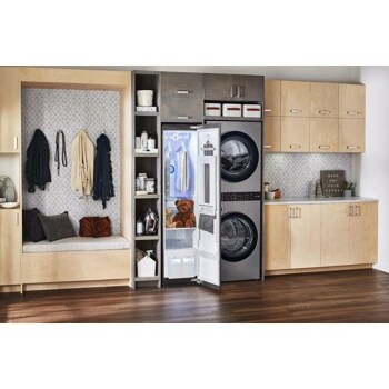 LG Styler® Smart wi-fi Enabled Steam Closet with TrueSteam® Technology and Exclusive Moving Hangers
