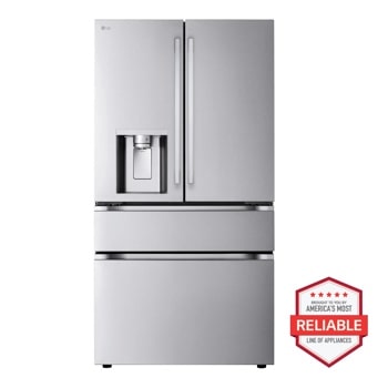 LG LF29N8330S French Door Refrigerator with water and ice dispenser - Front View - Brought to you by Americas Most Reliable Line of Appliances
