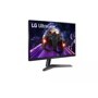 Left side view of the 24 Inch LG UltraGear (24GN60R-B) gaming monitor with 144Hz refresh rate and 1ms (GtG) response time