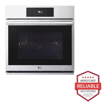LG STUDIO 4.7 cu. ft. Smart  InstaView® Electric Single Built-In Wall Oven with Air Fry & Steam Sous Vide1