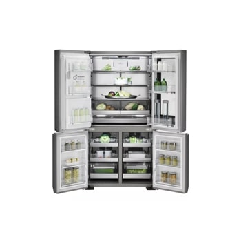 lg signature 23 cu. ft. counter depth refrigerator interior view