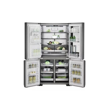 lg signature 23 cu. ft. counter depth refrigerator interior view