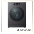 LG WM9901HBA SIGNATURE Front Load Washer with AI Wash in black stainless steel finish - Front View