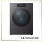 LG WM9901HBA SIGNATURE Front Load Washer with AI Wash in black stainless steel finish - Front View