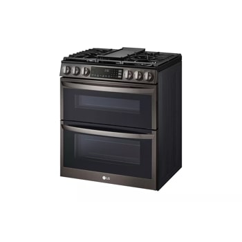 6.9 cu. ft. Smart InstaView® Gas Double Oven Slide-in Range with ProBake® Convection, Air Fry, and Air Sous Vide