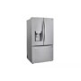 24 cu. ft. counter depth refrigerator with craft ice left side angle view