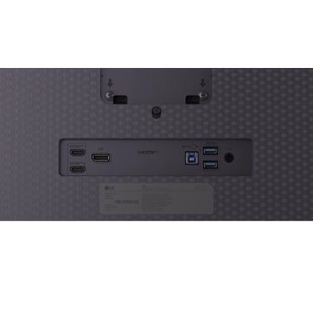 LG 27GX704A-B 27 Monitor – Back View with Ports