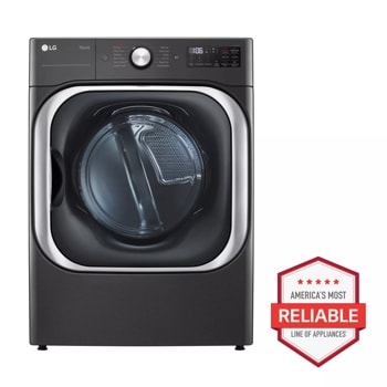 9.0 cu. ft. Mega Capacity Smart wi-fi Enabled Front Load Gas Dryer with TurboSteam™ and Built-In Intelligence