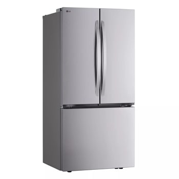 21 cu. ft. french door counter-depth refrigerator left side angle view
