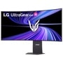 LG 45GX950B-B UltraGear evo AI OLED Gaming Monitor with curved display and adjustable stand - Front View