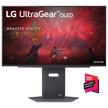 27 Inch UltraGear OLED QHD 1440P 480Hz 0.03ms G-Sync® Compatible DisplayPort 2.1 Gaming Monitor 27GX790A-B
1