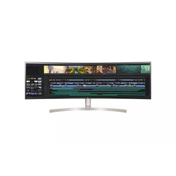 LG 49WL95C-W 49 Inch 32:9 UltraWide Dual QHD IPS Curved LED Monitor with HDR 10