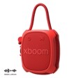 LG xboom ROCK_CNOALRE Portable Speaker in Red with Carry Handle - Front View