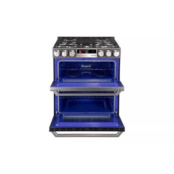 LG SIGNATURE 6.9 cu.ft. Smart wi-fi Enabled Gas Double Oven Slide-In Range with ProBake Convection®
