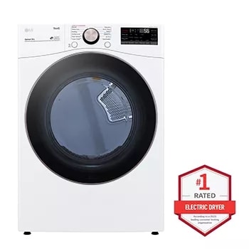 7.4 cu. ft. Ultra Large Capacity Smart wi-fi Enabled Front Load Electric Dryer with TurboSteam™ and Built-In Intelligence