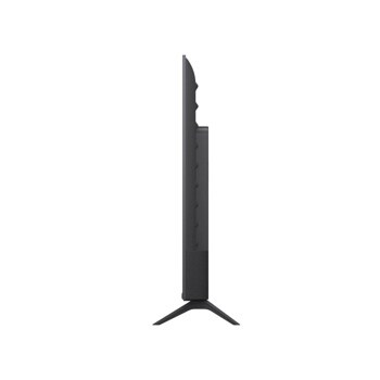 50-Inch 4K UHD TV 50NU700BPUA with slim black profile and tripod stand - Side View