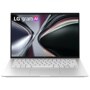 LG Gram 14Z95U-G.AU86U1 Laptop open front view with white keyboard and abstract display screen