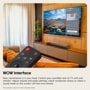 LG S6FTR Soundbar WOW Interface infographic showing remote control for Soundbar and LG TV in modern living room