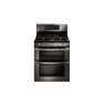 LG Black Stainless Steel Series 6.1 CU. FT. CAPACITY GAS DOUBLE OVEN RANGE WITH EASYCLEAN®