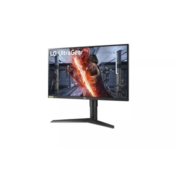 LG 27GL850-B 27 inch UltraGear Gaming Monitor right side angle view