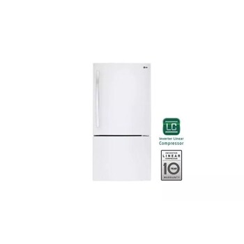 24 cu. ft. Large Capacity Swing Door Bottom Freezer Refrigerator
