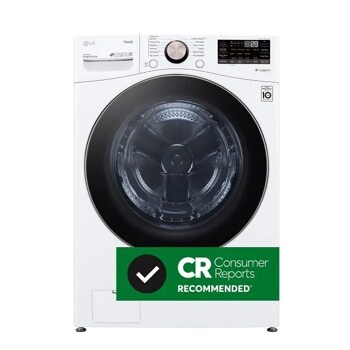 5.0 cu. ft. Front Load Washer and 7.4 cu.ft. Gas Dryer with pedestal washer and drawer Laundry Set in White WM4000HWA_DLGX4001W_WD300CW_WDP6W