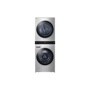 Front view of the LG STUDIO Single Unit Front Load WashTower™ with Center Control™ 5.0 cu. ft. Washer and 7.4 cu. ft. Gas Dryer - WSGX201HNA. 