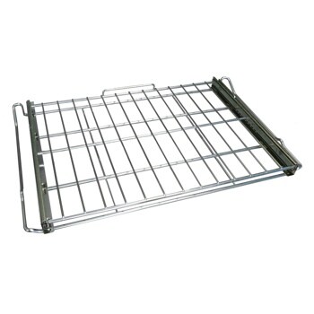 AAA76370901 metal oven rack with sliding rails and chrome finish for LG range or oven