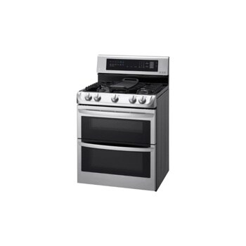 6.9 cu. ft. Gas Double Oven Range with ProBake Convection®, EasyClean® and Gliding Rack LDG4315ST