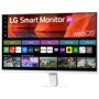 27U511SB-W LG Smart Monitor AI with webOS interface showing streaming apps and content recommendations