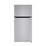 LG LRTLS2403S Top Freezer Refrigerator in stainless steel finish - Front View