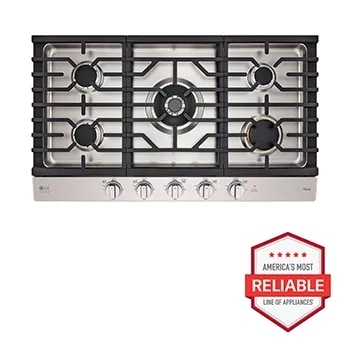 LG CBGJ3027S 30 Inch Gas Sealed Burner Cooktop