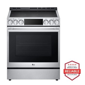 LG STUDIO 6.3 cu. ft. InstaView® Induction Slide-in Range with Air Fry and Air Sous Vide LSIS6338FE