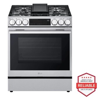 24 cu. ft. Counter-Depth MAX™ with Zero Clearance™ Thin Door Design and Exterior Water Dispenser French Door Refrigerator with Slide-in Gas Range, Top Control Dishwasher and Microwave Kitchen Package in Stainless Steel LF24Z6530S_LSGL6335X_MVEL2125X_LDNPM654S