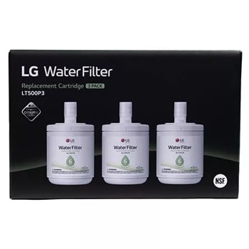 LG LT500P3 - 6 Month / 500 Gallon Capacity Replacement Refrigerator Water Filter 3-Pack (NSF42*)