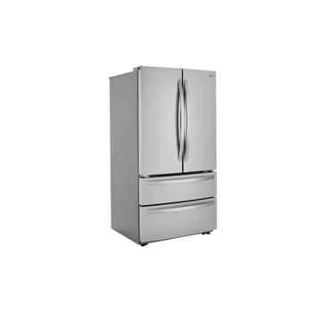 27 cu. ft. french door refrigerator left side angle view