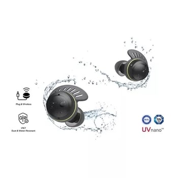 LG TONE LG USA Wireless Free Bluetooth Earbuds 