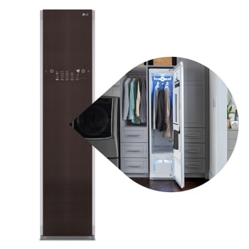 LG Styler® Smart Wi-Fi Enabled Steam Closet with 3 Hangers - Espresso S3RFBN