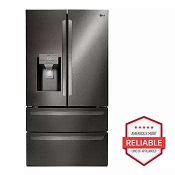 28 cu. ft. french door refrigerator front view