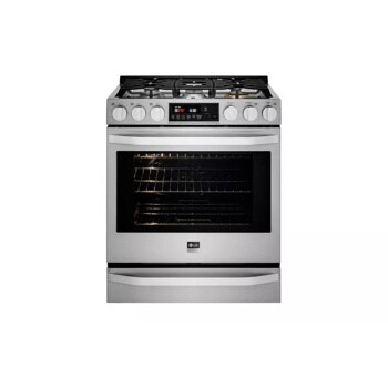 LG LSSG3017ST LG STUDIO 6.3 cu. ft. Smart wi-fi Enabled Gas Slide-in Range with ProBake Convection®