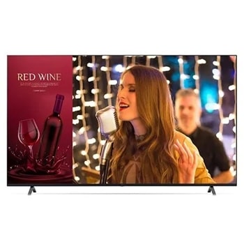 65" UR640S Series UHD Signage TV front view with infill1